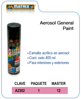 Aerosol General Paint