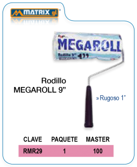 Rodillo Megaroll 9″