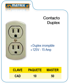 Contacto Duplex