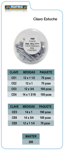 Clavo Estuche