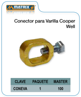 Conector para varilla Cooper Well