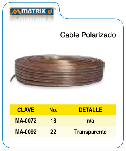Cable Polarizado