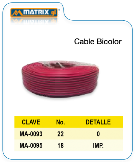 Cable Bicolor