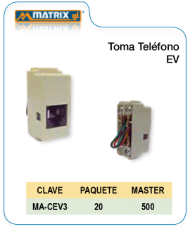 Toma Teléfono EV