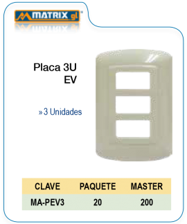 Placa 3U EV
