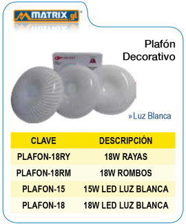Plafón decorativo