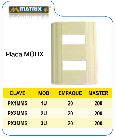 PLACA MODX